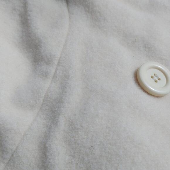 Anne Klein Size Small White Ivory Peacoat Winter Warm AK Long Sleeve Snow - Picture 8 of 11